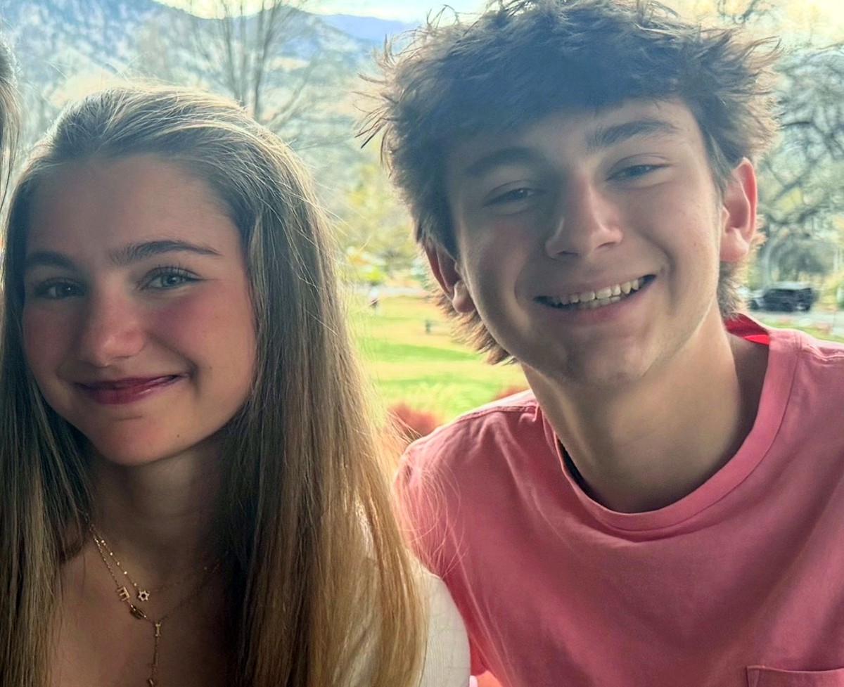 Emily and Dylan Erber smiling together outdoors