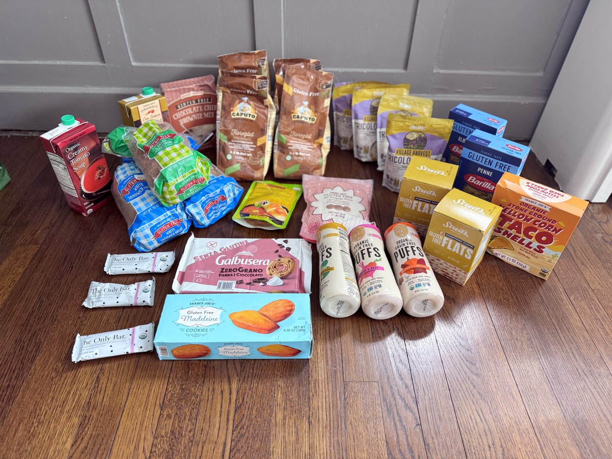 Gluten-free pantry staples collected by The Celiac Shelf